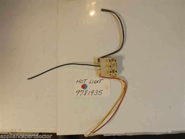 Whirlpool STOVE 9781935 Hot Light USED PART Whirlpool STOVE 9781935 Hot Light USED PART